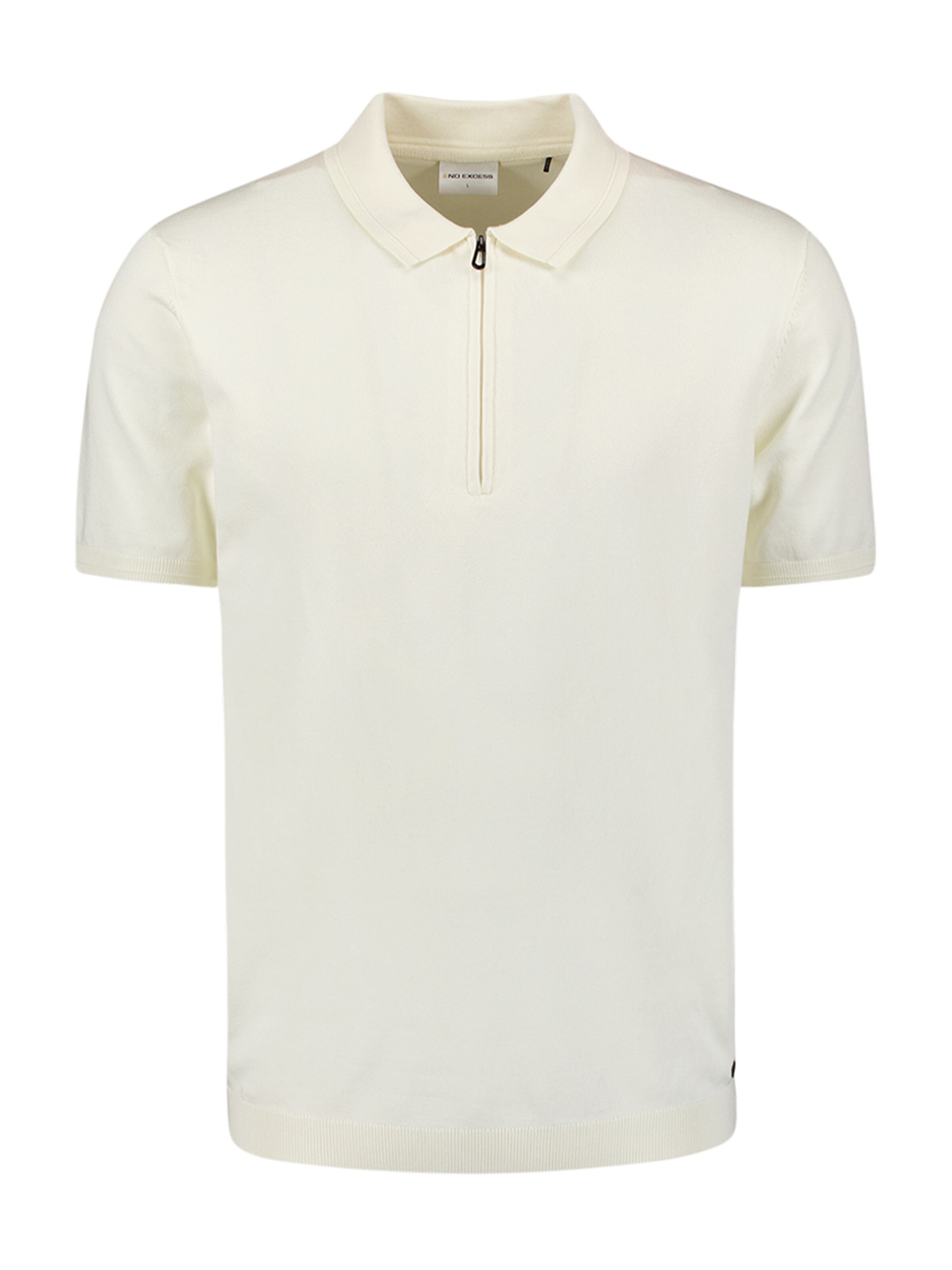 No Excess Pulover | bela barva: sprednja stran