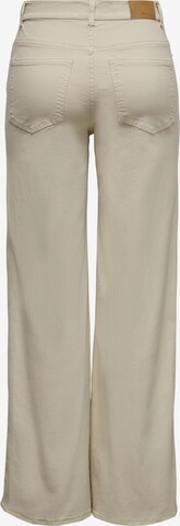 ONLY Wide leg Trousers 'MADISON' in Beige