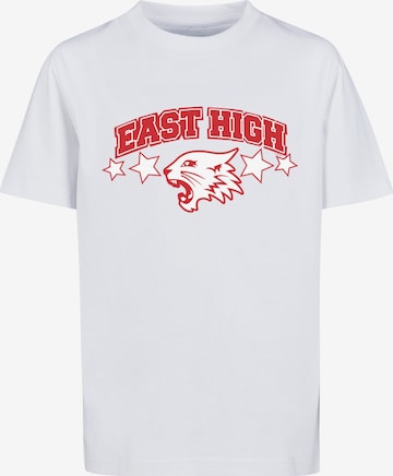 F4NT4STIC Shirt 'Disney High School Musical The Musical Wildcat Stars' in Wit: voorkant