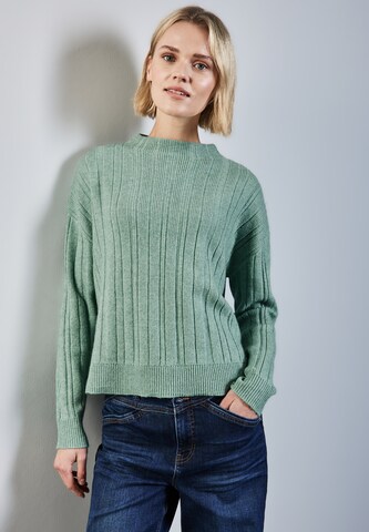STREET ONE Sweater in Green: front
