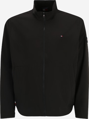 Tommy Hilfiger Big & Tall Between-season jacket in Black: front