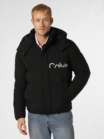 Calvin Klein Jeans Between-Season Jacket 'Essential' in Black: front