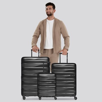 Set di valigie di Bergpfeil in nero: frontale