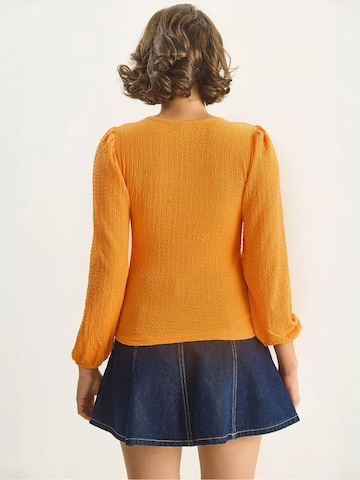 Chemisier Bianco Lucci en orange