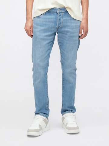 Slimfit Jeans 'JJIGlenn JJIcon' de la JACK & JONES pe albastru: față