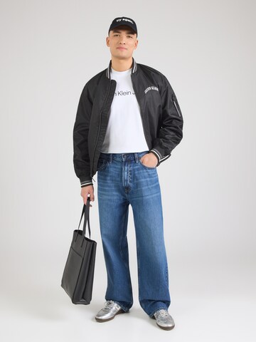 Calvin Klein Jeans - Folgado Calças de ganga em azul