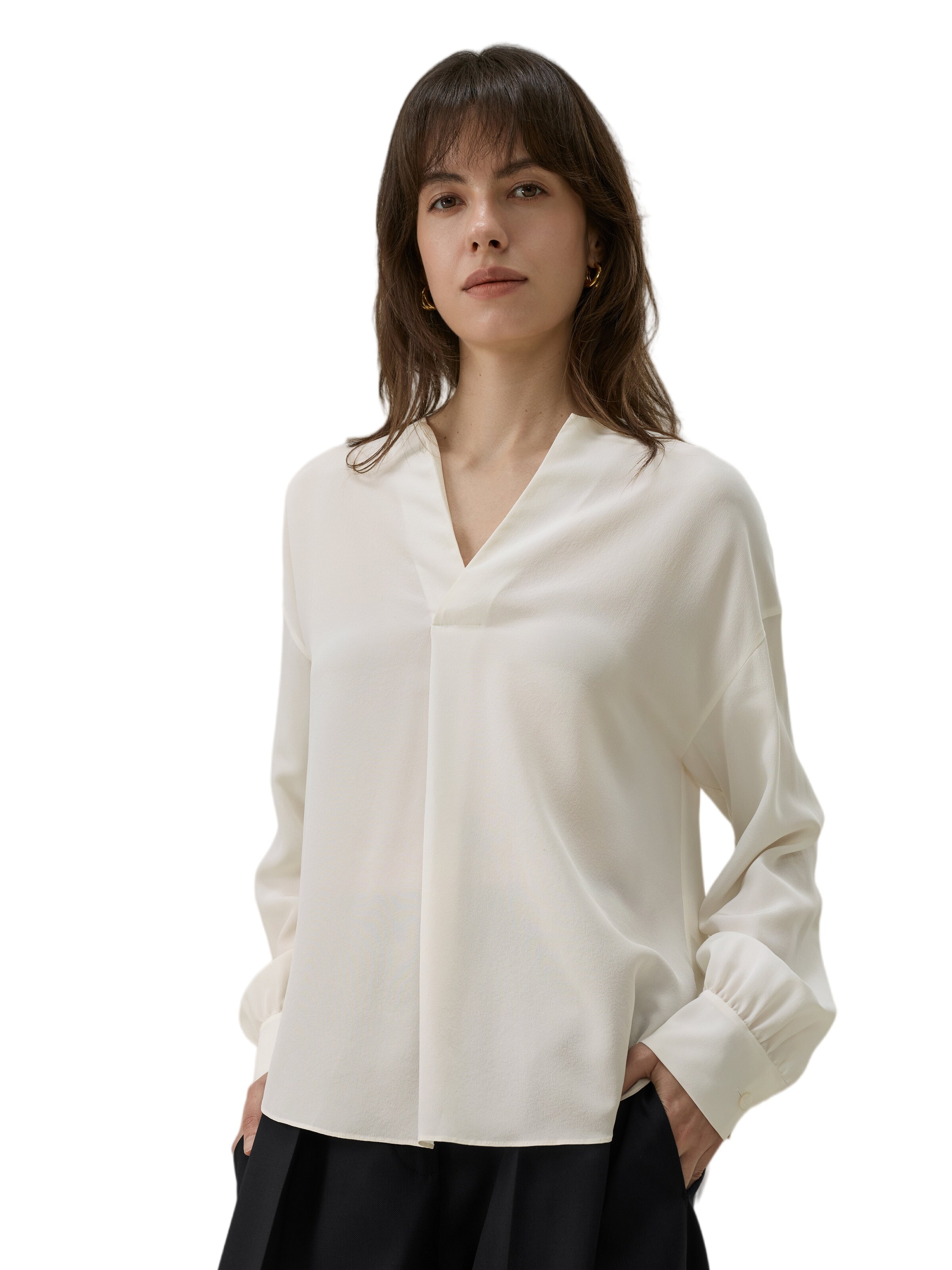 Lilysilk Blouse in Wit