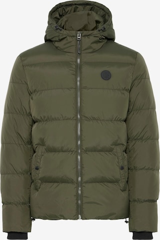 INDICODE JEANS - Chaqueta de invierno ' IRDapse ' en verde: frente