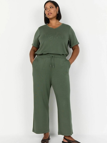 Wide leg Pantaloni 'Sabina' di Wasabi Concept in verde