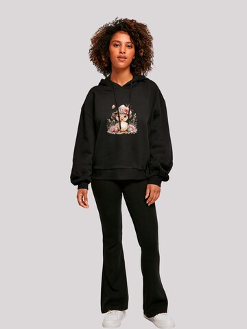 F4NT4STIC Sweatshirt 'Süßes Oster Küken mit Hut' in Black