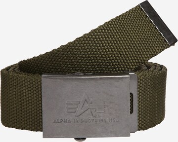 Ceinture ALPHA INDUSTRIES en vert : devant