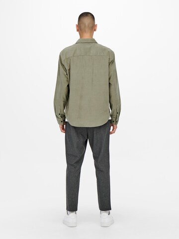 Only & Sons Tapered Broek 'Linus' in Zwart