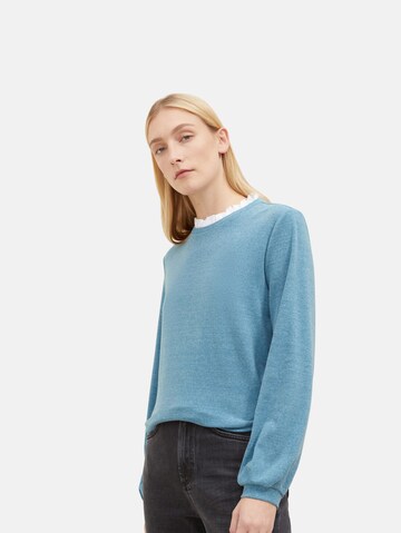 TOM TAILOR - Sweatshirt em azul