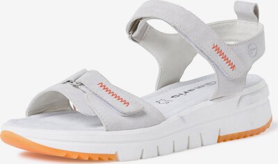 TAMARIS Sandale in dunkelorange / offwhite, Produktansicht