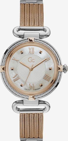 Gc Analog Watch 'CableChic' in Gold: front