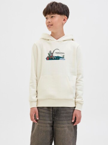 Jack & Jones Junior - Sudadera en blanco: frente