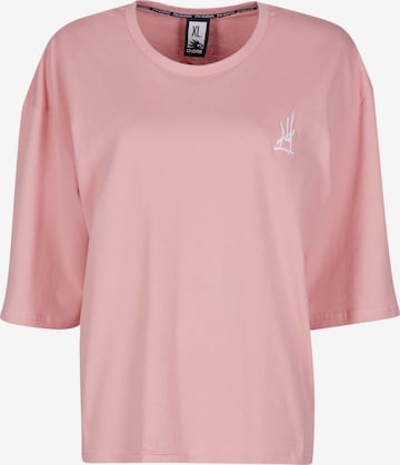 Dangerous DNGRS Shirt 'Luminous' in Pink: Vorderseite