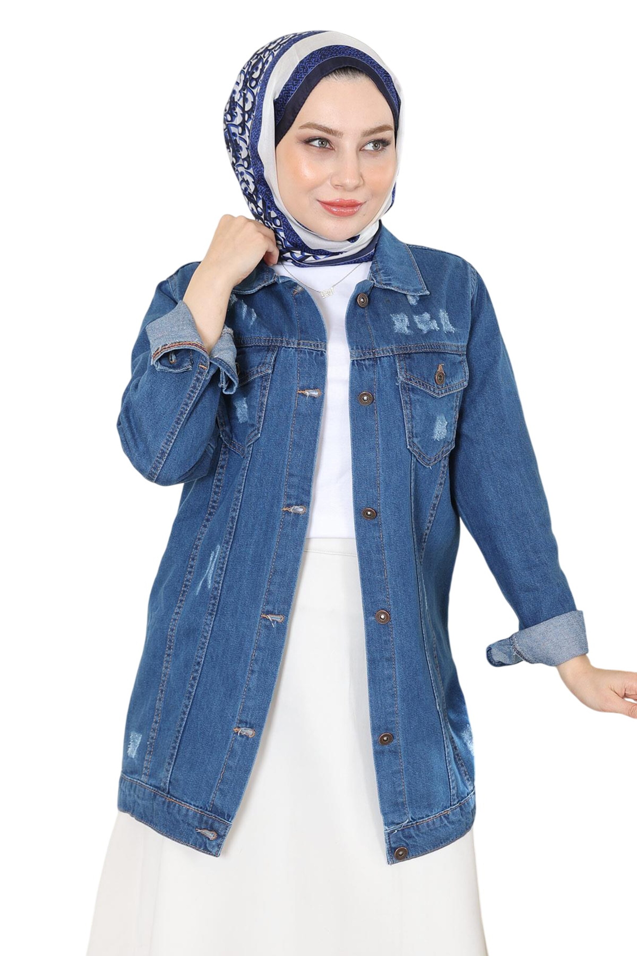 MODAMIHRAM Jacke in Blau