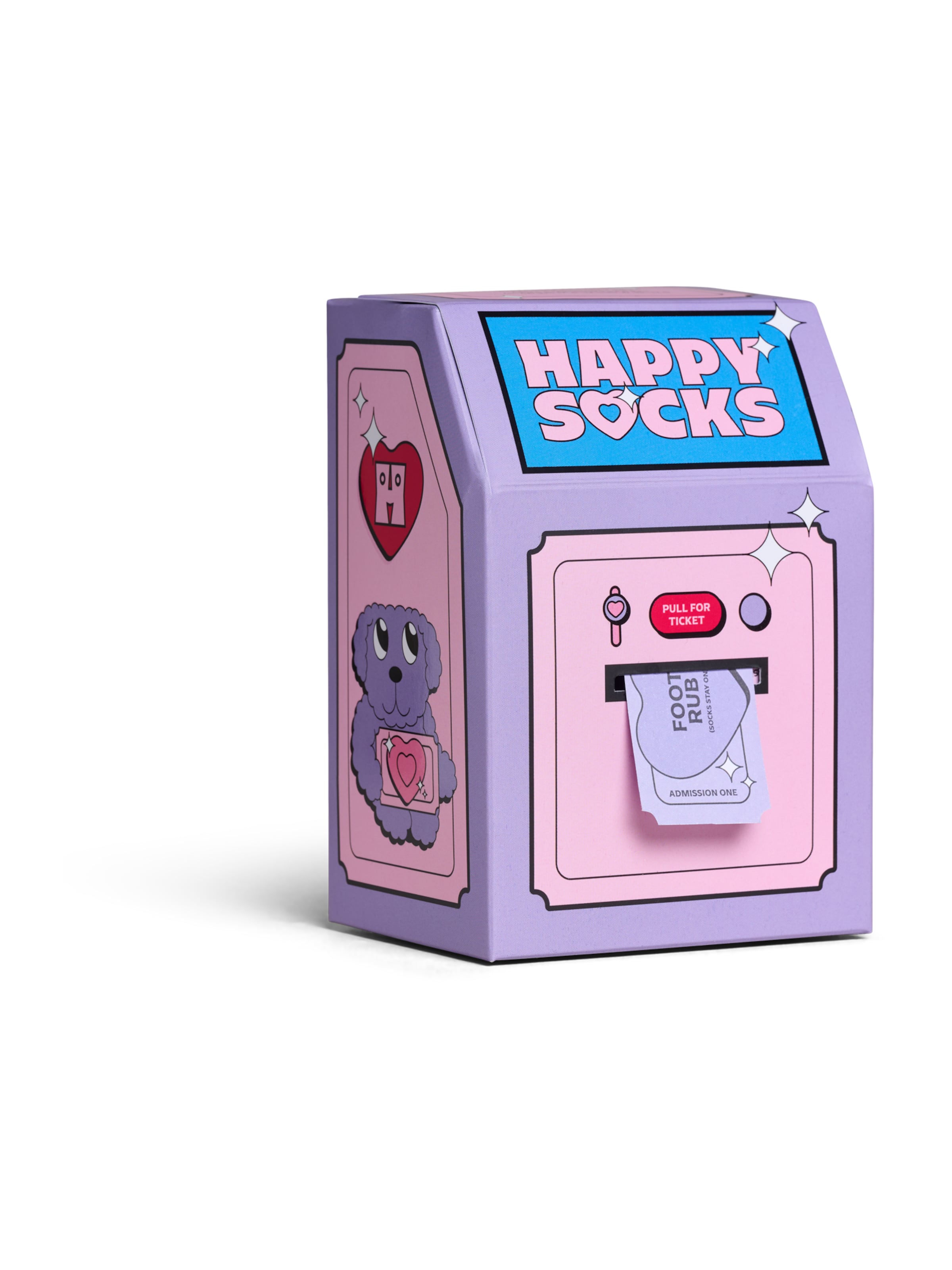 Happy Socks Ponožky 'Love Tickets' – černá