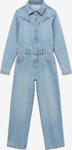 MANGO KIDS Overall 'Worker' värissä sininen: etupuoli