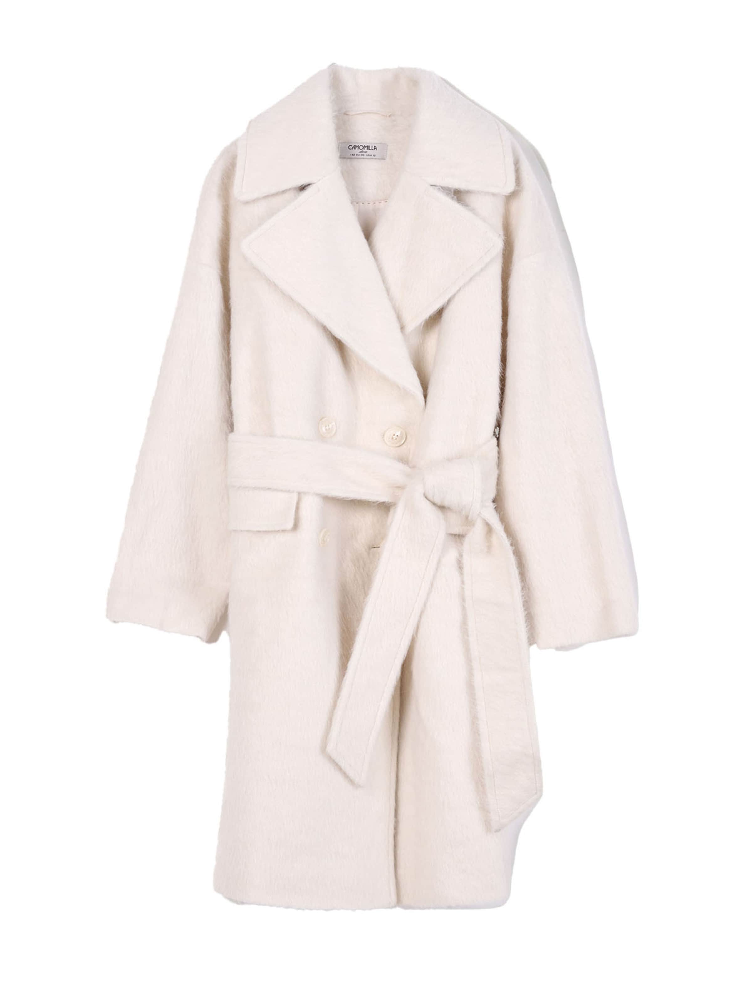 Manteau mi-saison 'Cissy' Camomilla Italia en blanc : devant