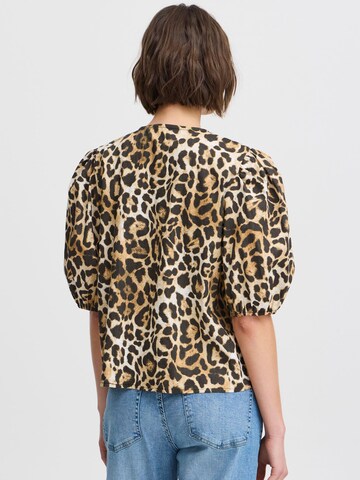 ICHI Blouse 'Taiana' in Beige