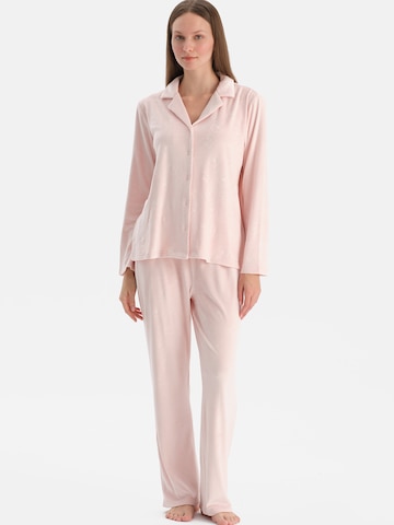 Dagi Пижама в Ярко-розовый: спереди