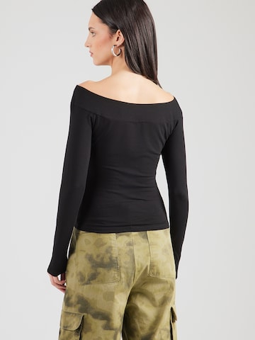 ABOUT YOU Тениска 'Mirja' в черно