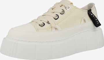 INUIKII - Zapatillas deportivas bajas 'Matilda' en beige: frente