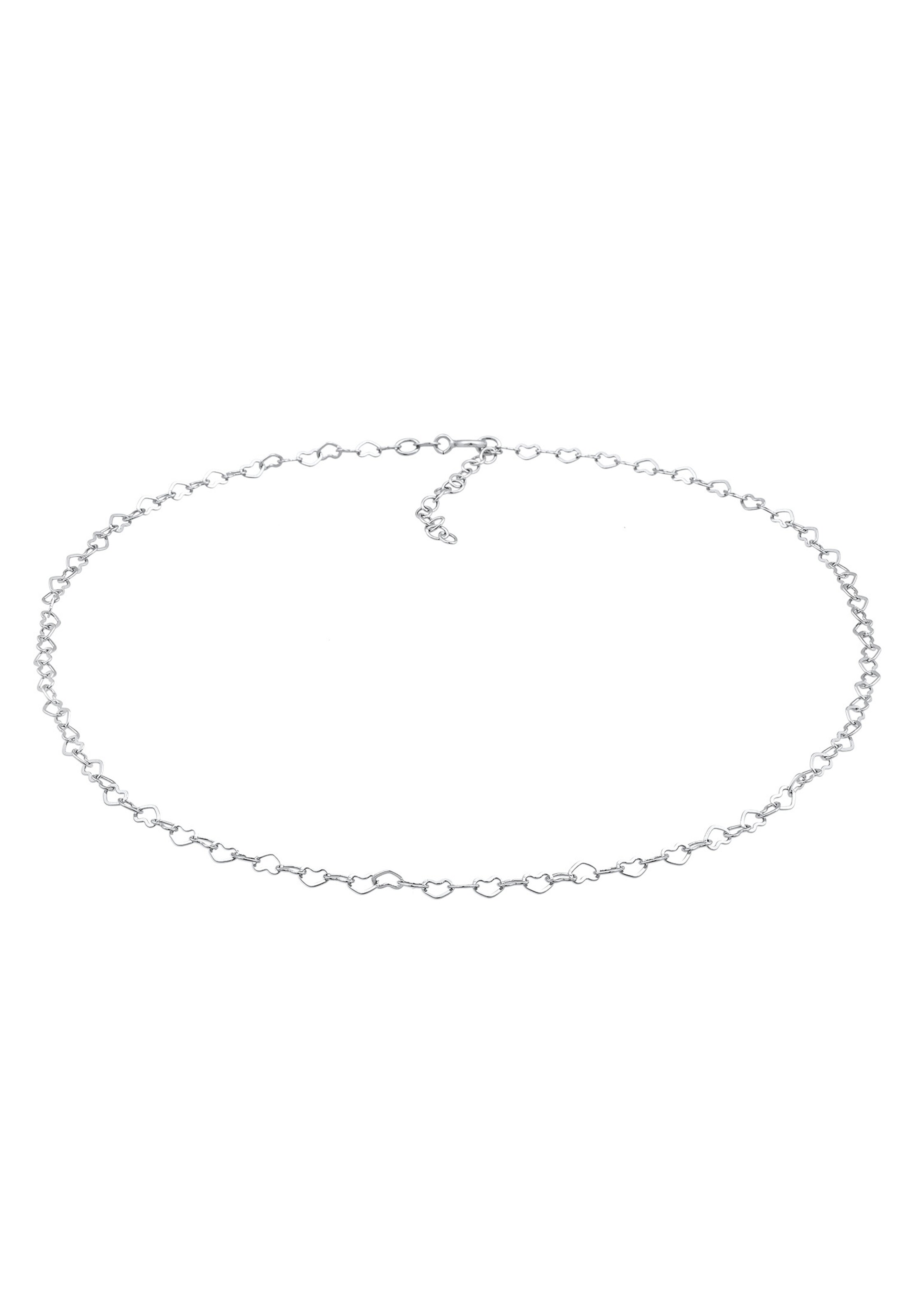 ELLI Kette 'Herz' in silber, Produktansicht