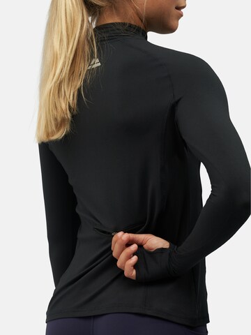 DANISH ENDURANCE Funktionsbluse 'Half Zip' i sort