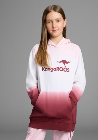 KangaROOS Sweatshirt in Pink: front