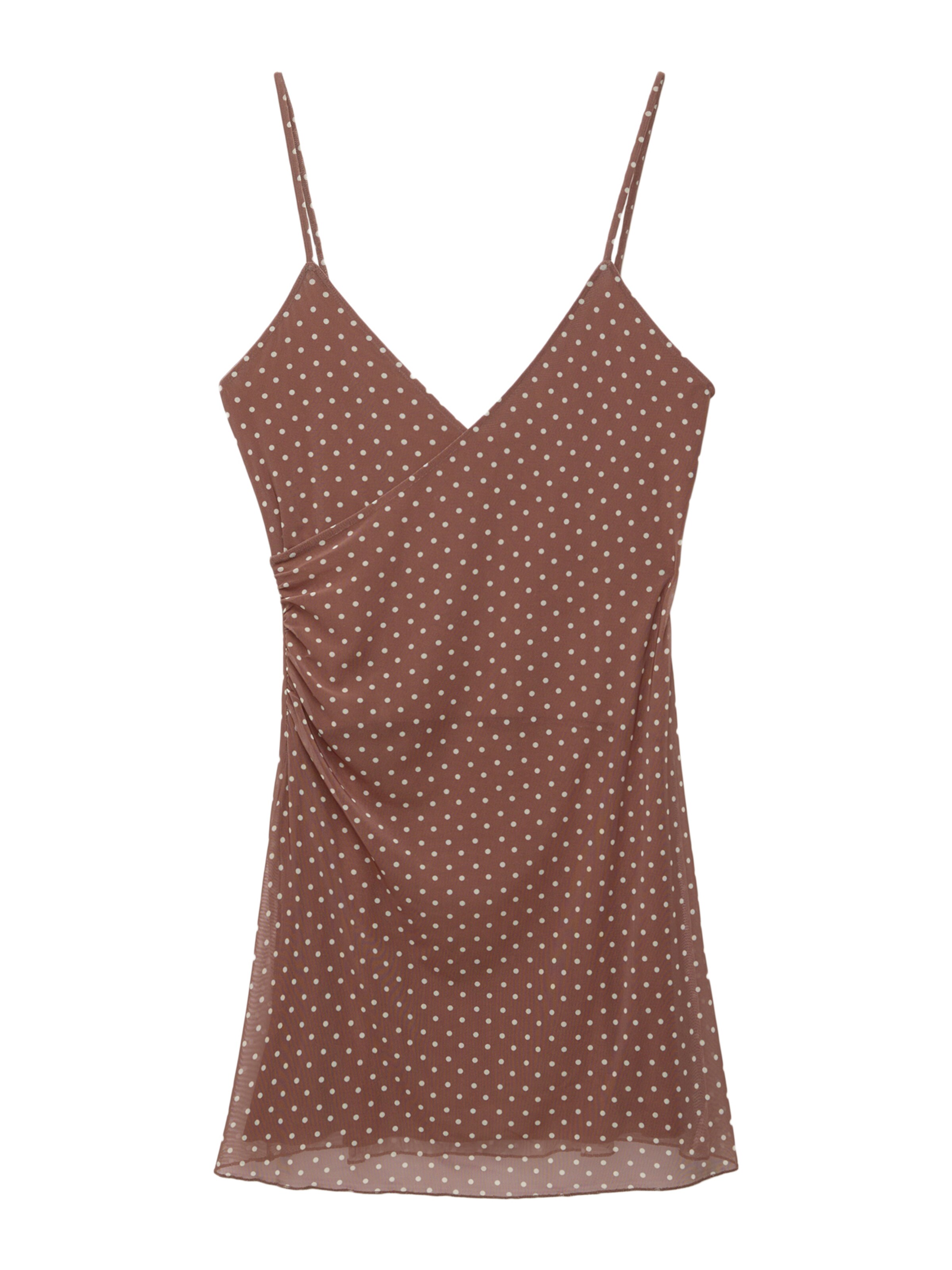 Robe d’été Pull&Bear en marron : devant