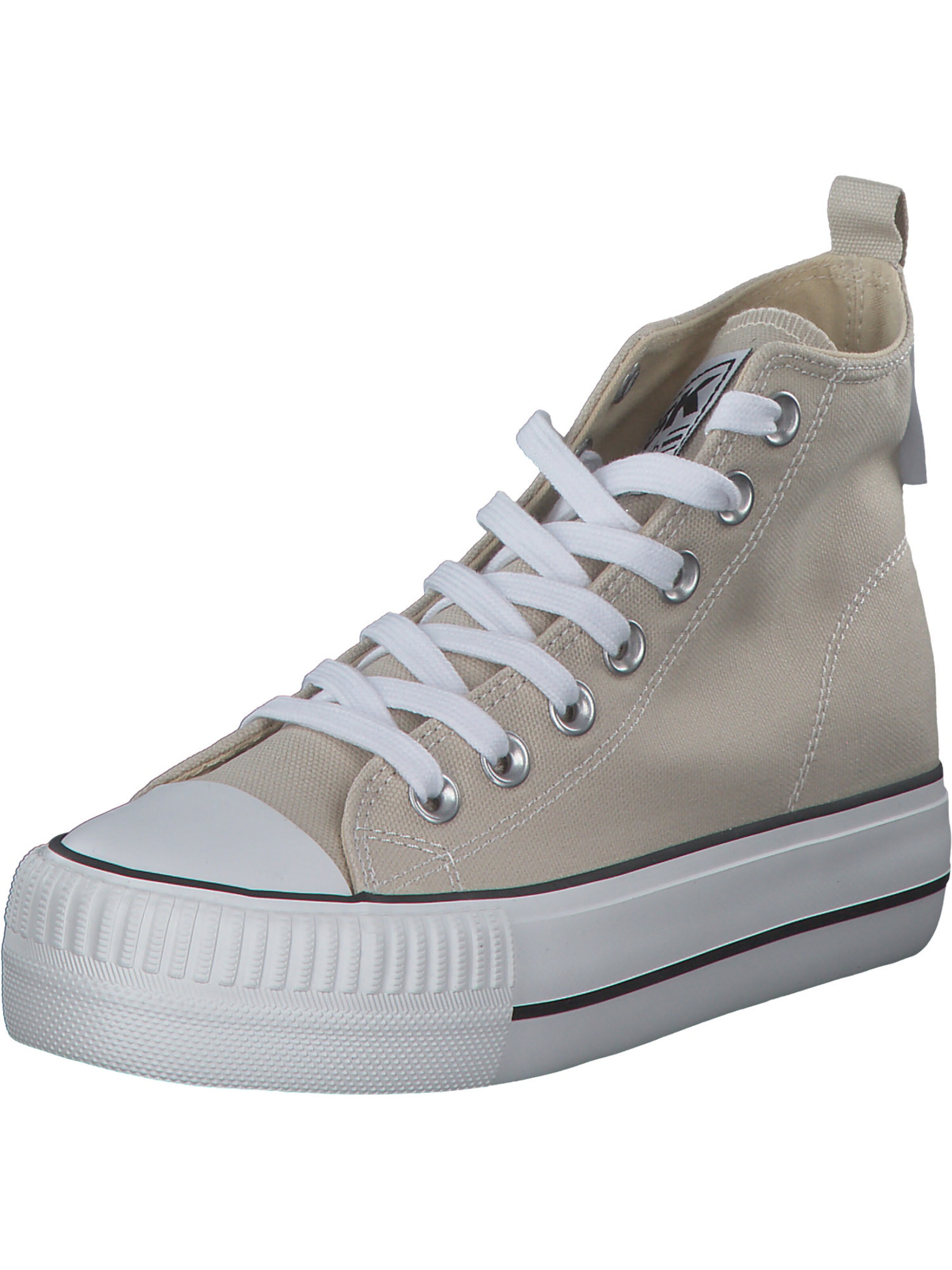 BRITISH KNIGHTS Sneaker high 'KAYA' i beige: forside
