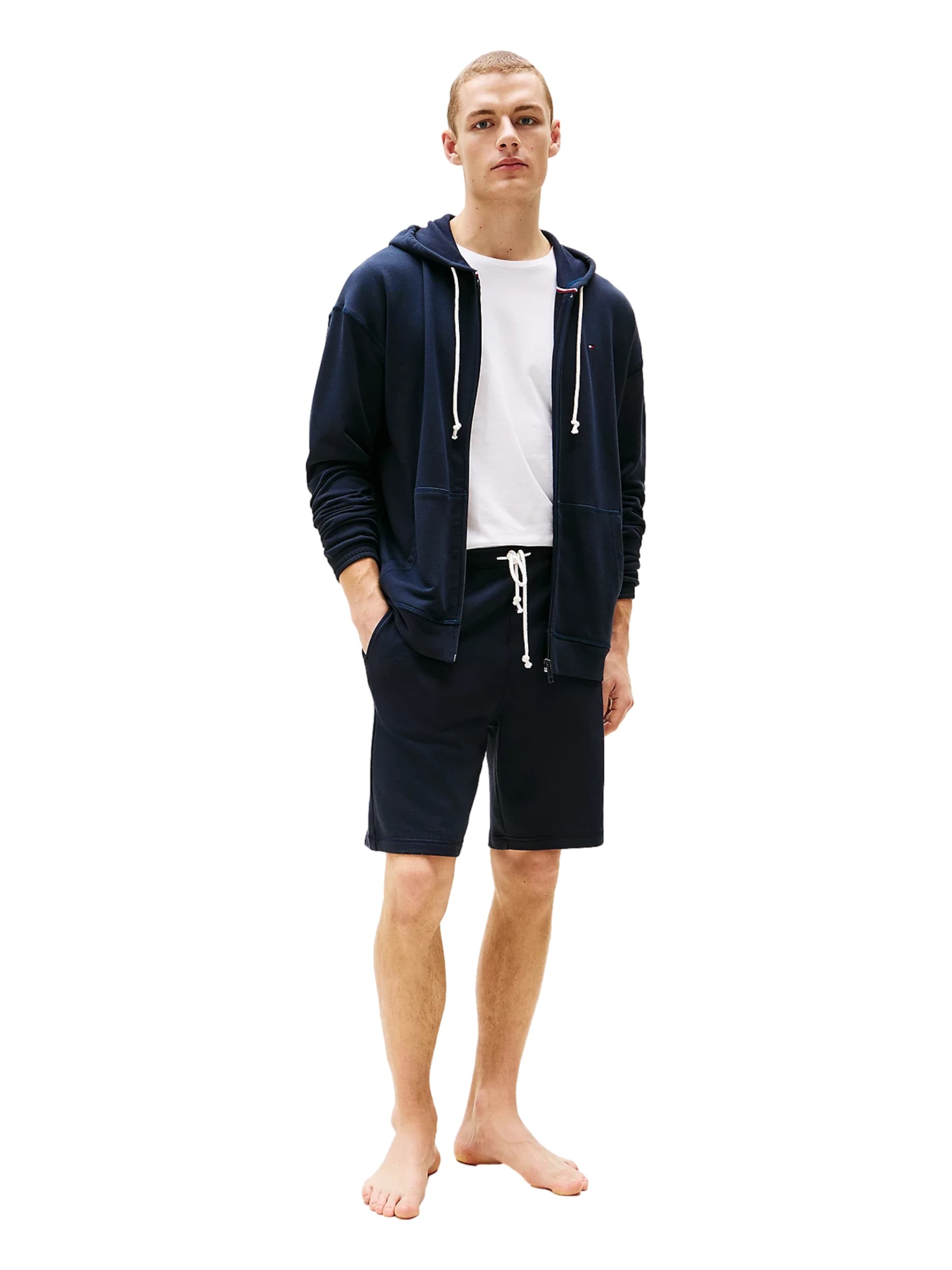 Veste de survêtement TOMMY HILFIGER en bleu : devant