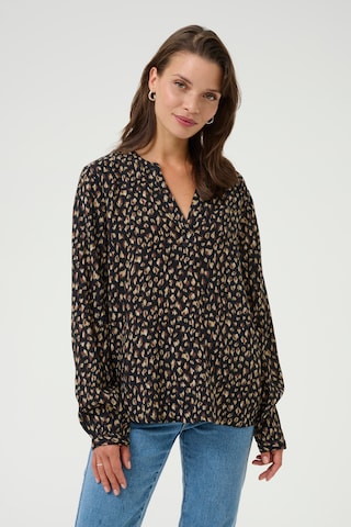 Kaffe - Blusa 'Jalie' em preto: frente