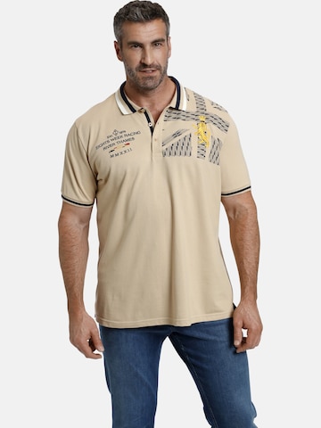 Charles Colby Shirt 'Earl Bairre' in Beige: front