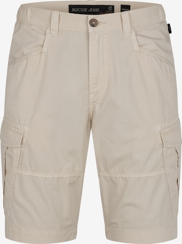 INDICODE JEANS Shorts 'Dreier' in Beige: Vorderseite