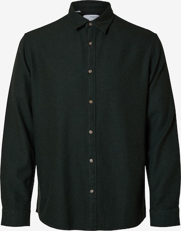 Chemise 'SLHOwen' SELECTED en vert : devant