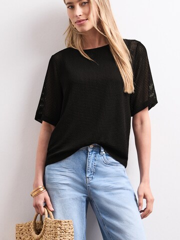 STREET ONE Shirt in Black: front