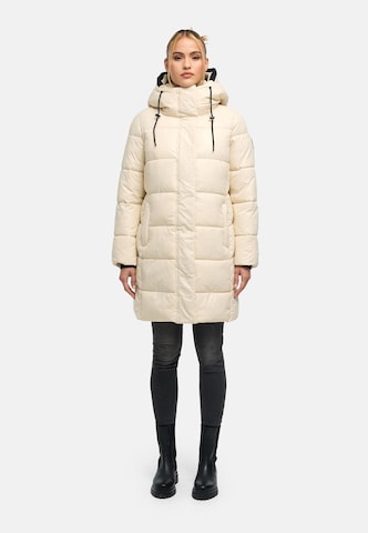 Manteau d’hiver 'Yumee XVI' MARIKOO en beige : devant