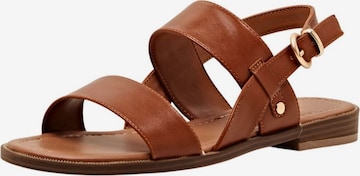 ESPRIT Sandals in Brown: front