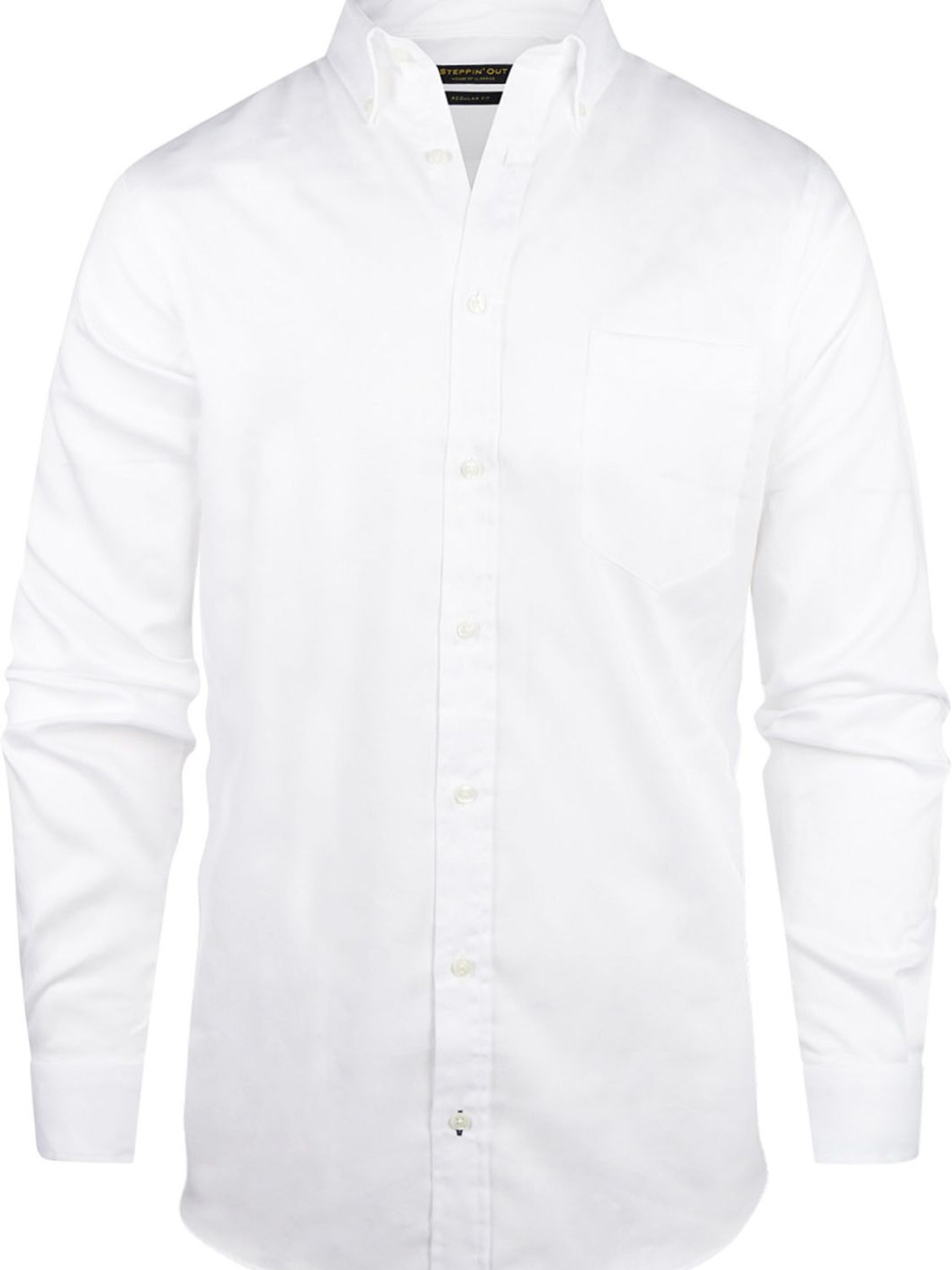 Coupe regular Chemise Steppin' out en blanc : devant