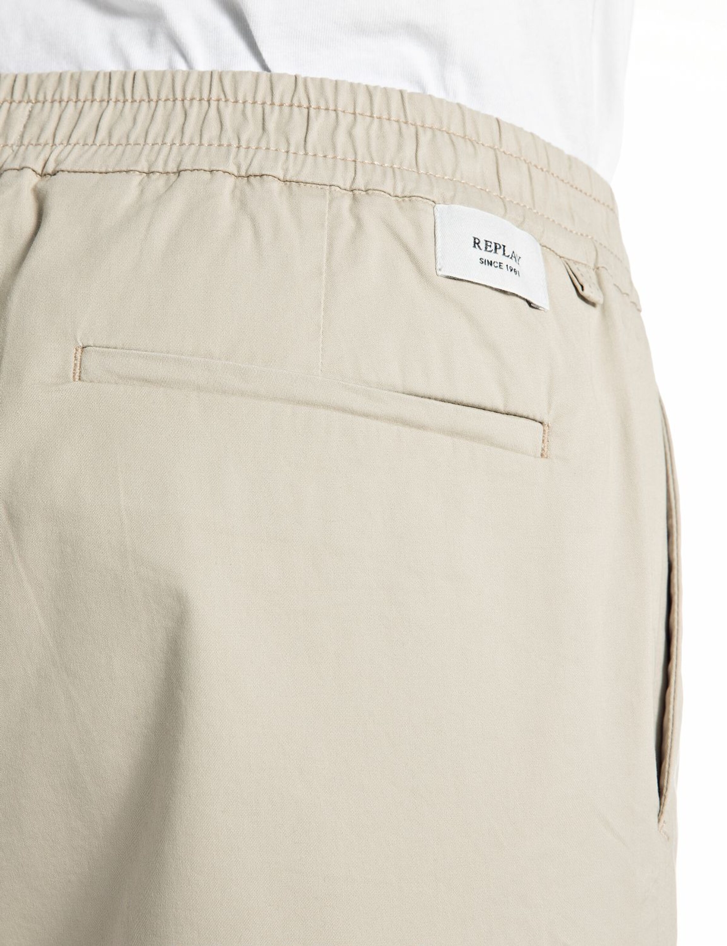 REPLAY Regular Chino Pants in Beige