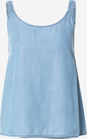 comma casual identity Top in Blauw: voorkant