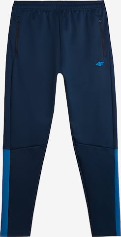 4F Regular Sportbroek in Blauw: voorkant