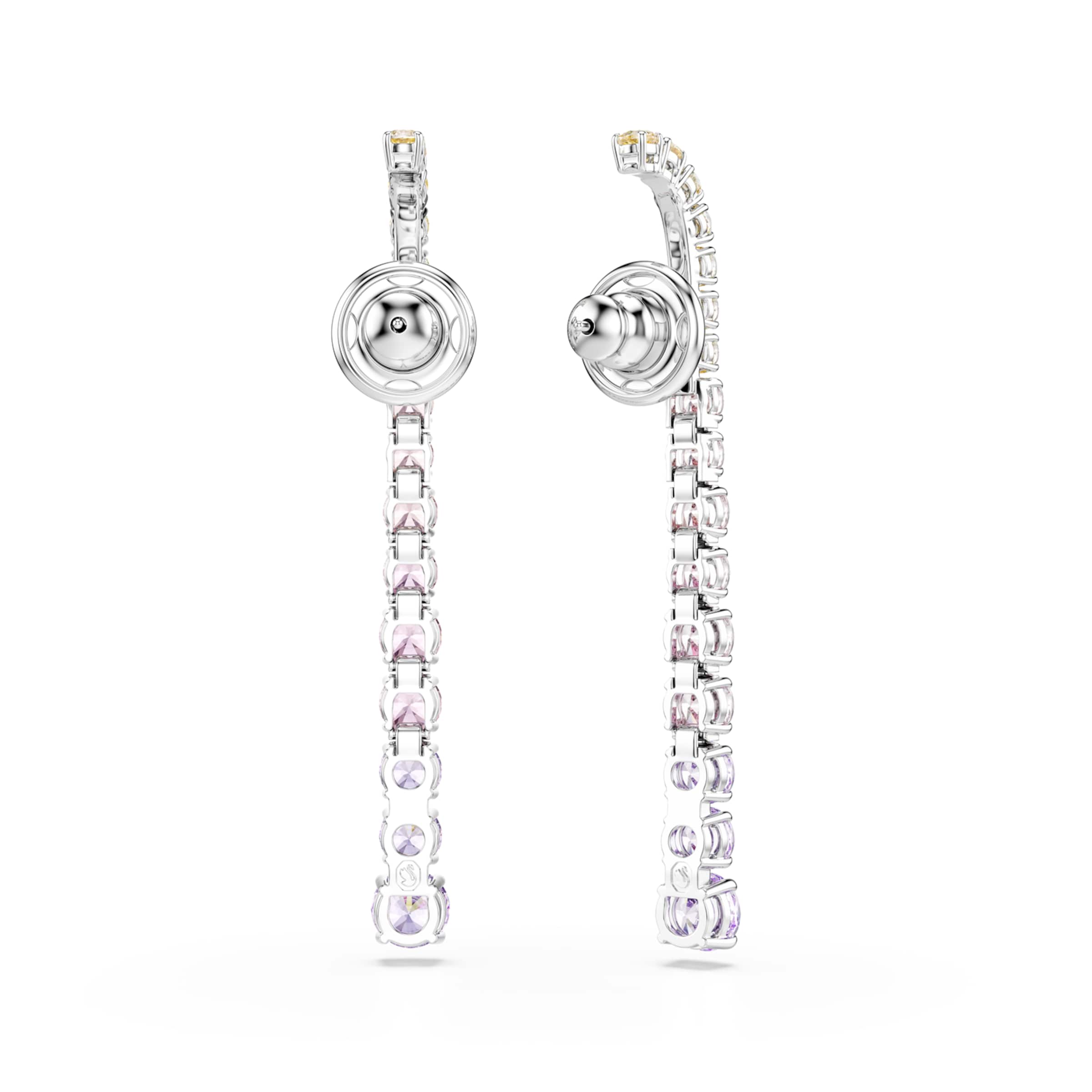 Boucles d'oreilles Swarovski en argent
