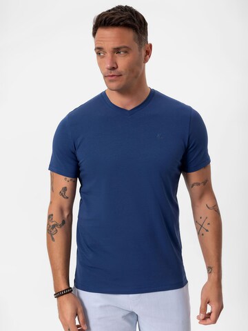 Daniel Hills - Camiseta en azul: frente