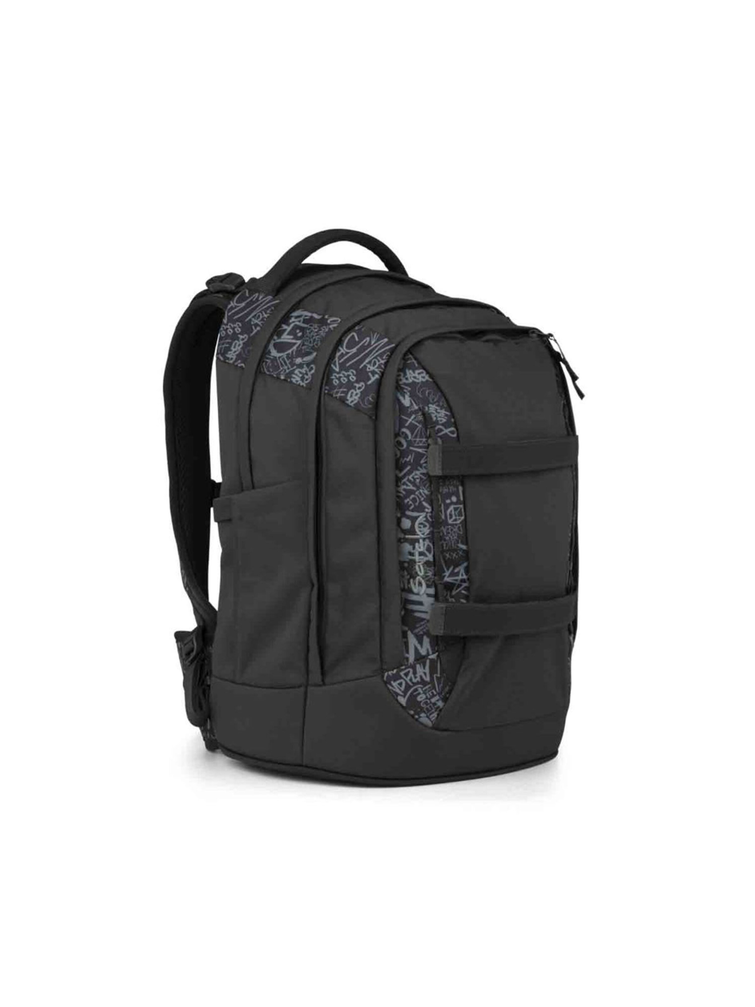 Satch Backpack 'Pack Schulrucksack Set 3tlg' in Grey
