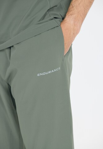 ENDURANCE Tapered Sportbroek 'Jeen' in Groen